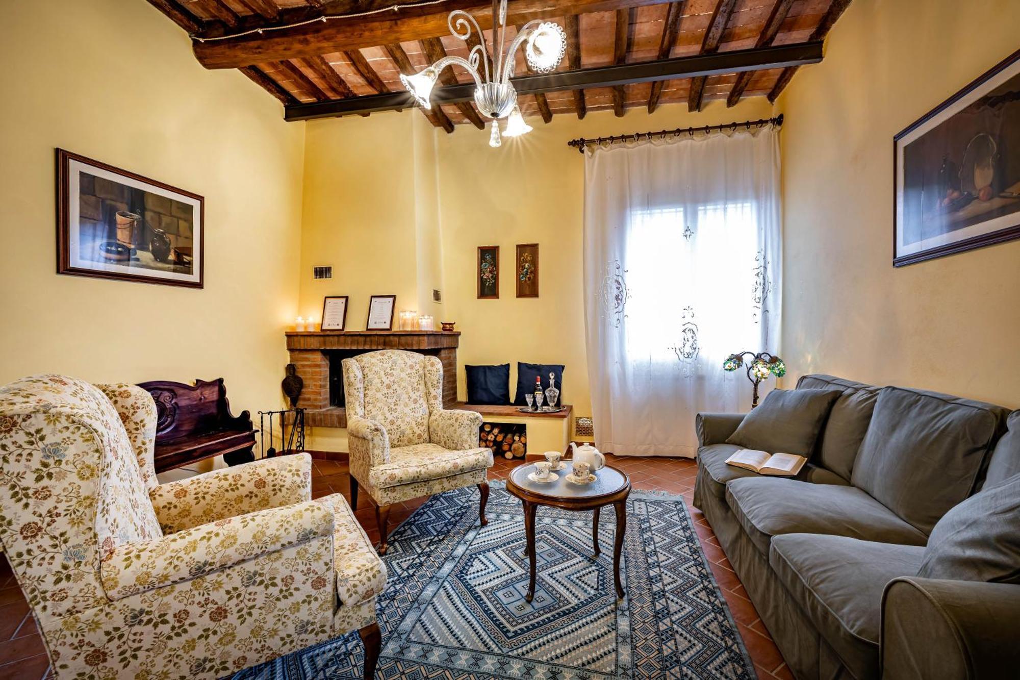 Casale Il Fontanellino - Country House Near Florence 圣米尼亚托 外观 照片